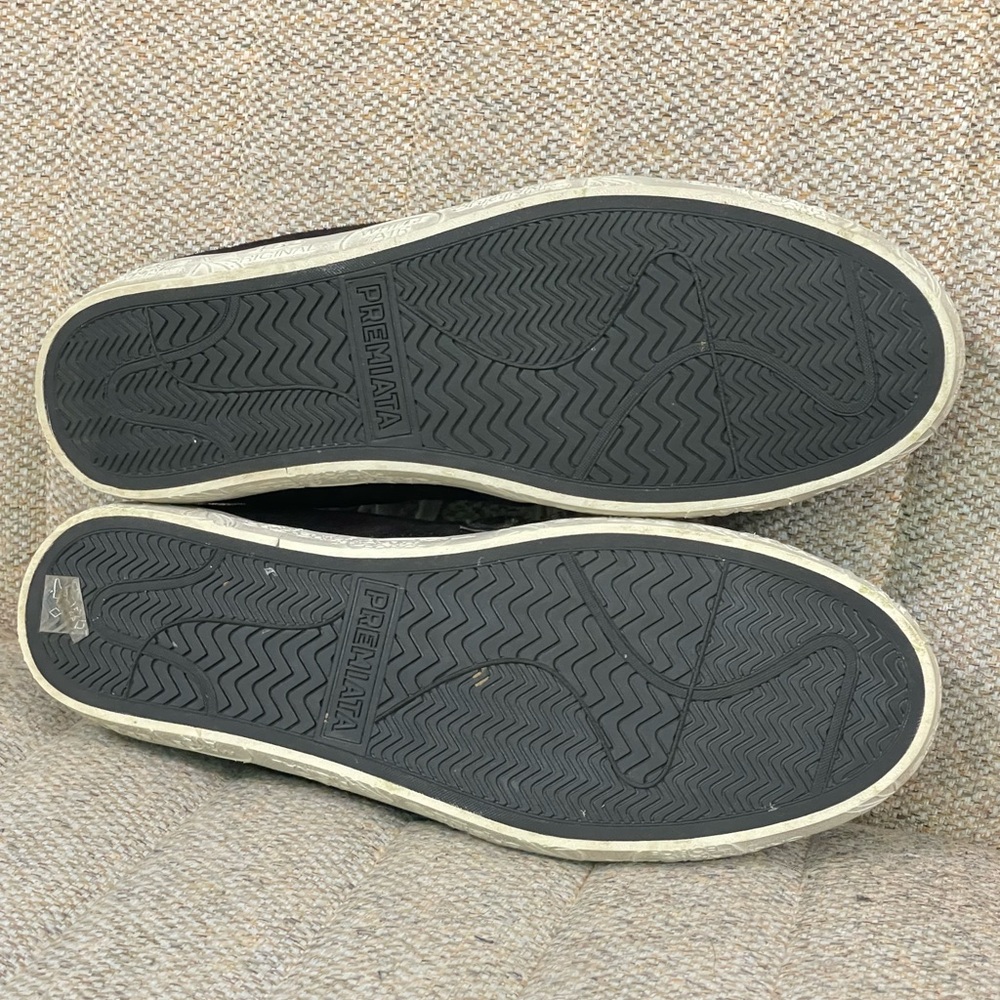 PREMIATA Black suede Women's "Steven" Sneakers, sz 40 (US 9) - Picture 7 of 8